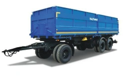 Dump Trailer Bordovoy 8538 with PLANT Axles 1201/1202-2410002, KAMA Tires