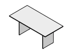 Office Conference Table "Work" Furniture Set