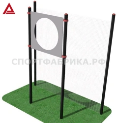 Round Target on Stands for Tennis Ball Throwing Test, 6m Distance