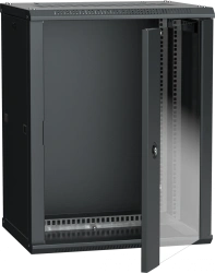 LINEA W 12U Wall Mount Cabinet 600x450mm Glass Door, RAL9005