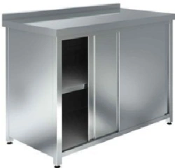 Folding Table with Sliding Doors SPK(B)