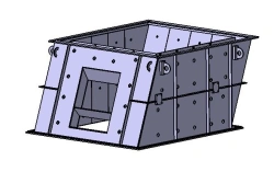 Welded Inlet Pipe with Armor Lining for Material Transfer