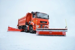 KamAZ-65801 Snow Removal Truck KDM 76-30 with Attachments