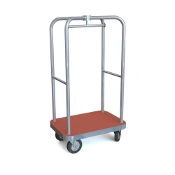 Aluminum Luggage Trolley for Hotels and Room Service