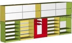 Modular Sports Hall Cabinet, Model SHSSz-1-3