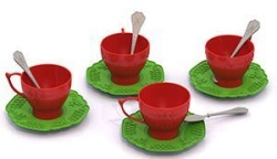 Children's Tea Set "Magic Housewife" (12 Pieces in Net)