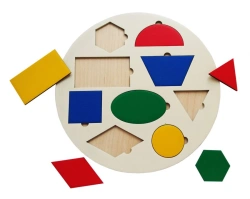 Geometric Shapes Inset Frame for Kids