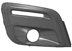 Right Embossed Cover for Vehicles M1 and N1 - 9810965677