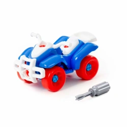 Colorful ATV Transport Building Set for Curious Kids 24 Pieces" (Model 87904)