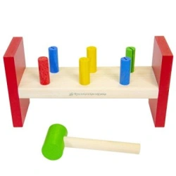 Eco-Friendly Wooden Hammering Toy Set (Model N-01)