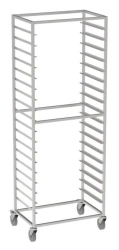 Stainless Steel Rack Trolley for Baking Trays, 600x400mm, 18 Levels
