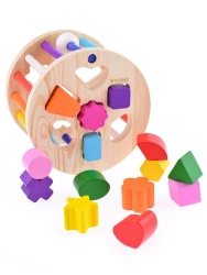Rainbow Sorter Educational Toy Set (15 Pieces) Model 1-92