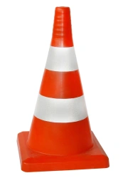 520 mm Flexible Signal Cone with Two 50 mm White Reflective Stripes Model KS-2.8.1