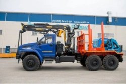 Forestry Truck UST 54538D-01 with Crane OMTL-70-01, OMTL-120-02, VM10L74