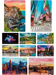 Compact Pocket Calendar with 12-Month View