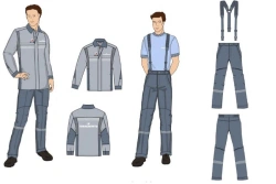 Men's Workwear Sets for Transneft Employees (Jacket-Shirt, Pants)