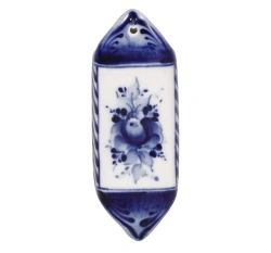 Porcelain Candy Christmas Ornament 30x18x90MM