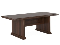 Classic Conference Table in Ebony Finish, Model LRD208