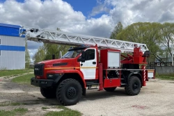 Fire Truck Ladder AL-30 on Ural Chassis URAL 43206-6151-71, 43206-6151-73