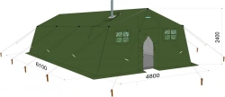 M-10 Frame Tent for All-Season Military Use