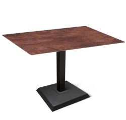 Elegant Ceramic Dining Table Sheffilton SHT-TU5-BS2/TT21-6 100/75