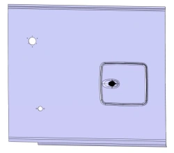 Polyester Glass Fiber Fuel Tank Panel 5299230-5402540-50