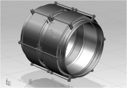 Universal Bellows Compensator Type U, Nominal Diameter 15mm to 5000mm