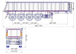 Dump Semi-Trailer PPS-K4, Model PPCCT4, Modification 9599-0000010-03