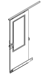 Fiberglass Door for Tram Cars S.15Р-20.60.030