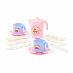 Colorful Children's Tableware Set for Dolls - 12 Pieces, Anjuta V5