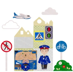 Traffic Rules Educational Stand for Children ISP-011