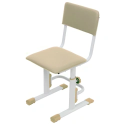 Adjustable Polini Kids City Chair Smart L, White-Macchiato, Article 0001557.47