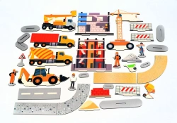 Wooden Construction Set - Building Skills Development