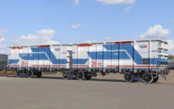 Articulated Hopper Car with Discharge Hatches Model 12-6877-02