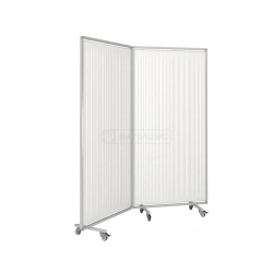 Two-Panel Screen with Removable Washable Fabric - Model SH-2