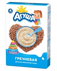 Instant Buckwheat Milk Porridge with Prebiotic Substances "Agusha" 200g