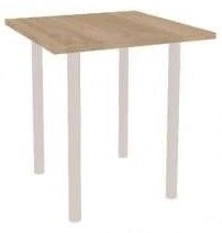 Dining Table with Steel Legs and MDF Top