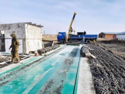 ASP Pit Truck Scales 120 Ton 22 M Digital HBM Sensors