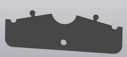 Rotor Frame Cover Element 2 - M03-C8-20-031137
