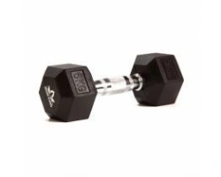 Hexagonal Rubber Coated Dumbbell 6 kg