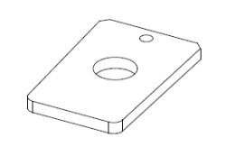 Rotor Pole Top Plate 20-030683