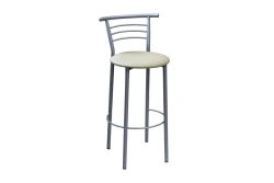 Sturdy Bar Stool with Iron Back Support SB1