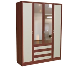 Edelwood Clothes Wardrobe Cabinet for Apartments and Offices