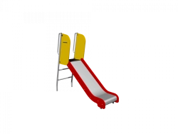 Metal Slide with Platform and Safety Rail, Romana 110.02.00