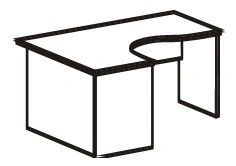 Stylish Administrator Desk - Series "Style V