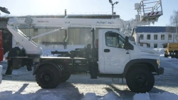 TA-18 Aerial Work Platform on GAZ-C41R11, GAZ-C41R31 Chassis