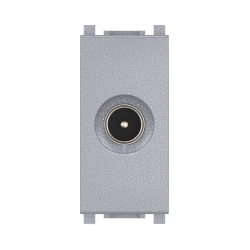 Caduceus Aling Experience Hidden Antenna Socket M/F 1M Silver Art. 74261.S