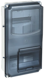 Plastic Enclosure for Meter Installation IP66 KREPTA 3 MSP3-N-12-66-L