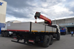 Special Cargo Truck with Crane Manipulator GIRD 5849GF on KAMAZ 5350-37 Chassis