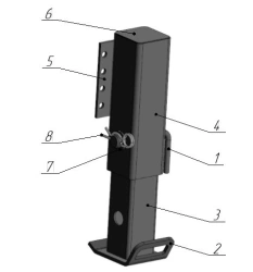 Support Device RIK for Semi-Trailer Stability